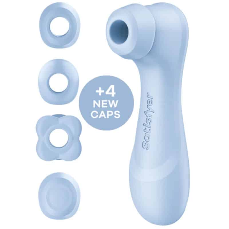 SATISFYER - PRO 2 GENERATION 4 ESTIMULADOR DE CLÍTORIS AZUL SERENO