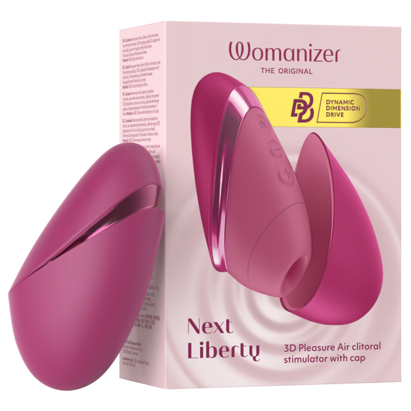 Womanizer – Next Liberty Estimulador De Clítoris 3d Pleasure Air Rosa Intenso