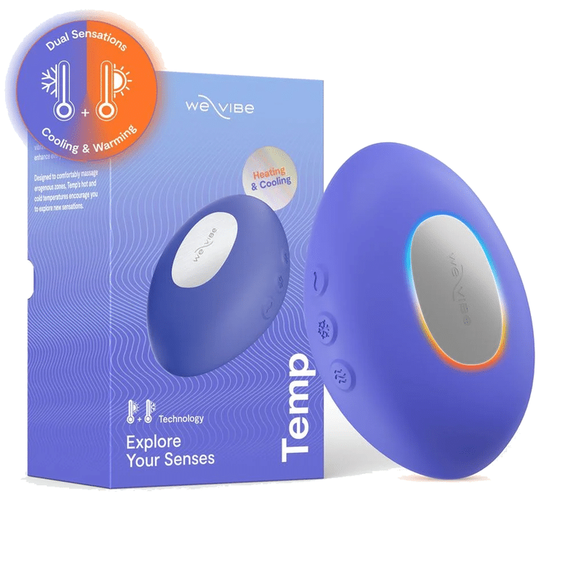 We-vibe – Temp Vibrador Con Función De Calor Y Frío Azul Lavanda