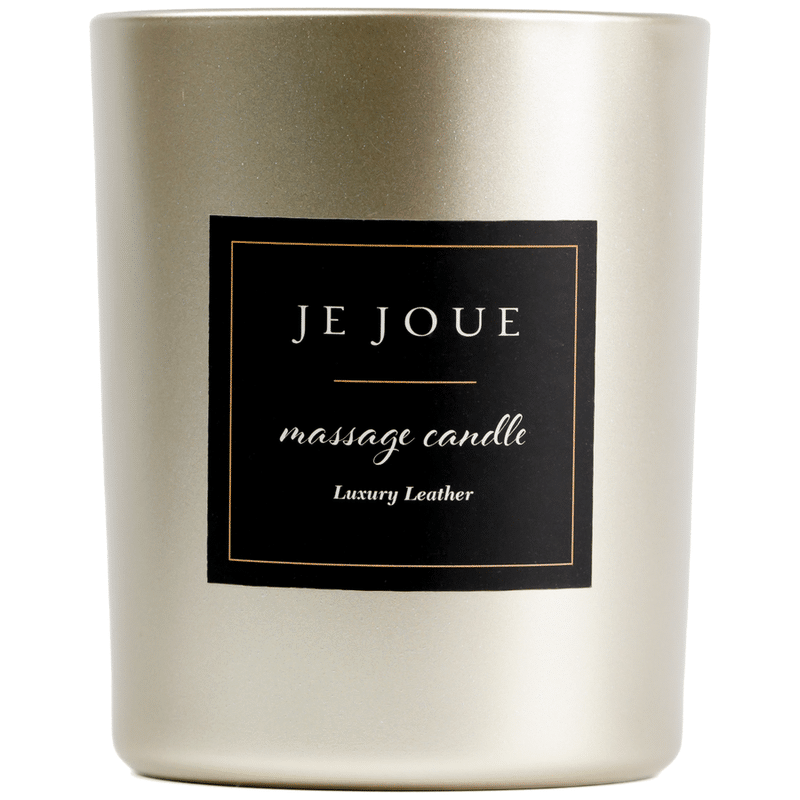 Je Joue – Luxury Leather Vela De Masaje Con Aceite Caliente Aroma Cuero 160 G
